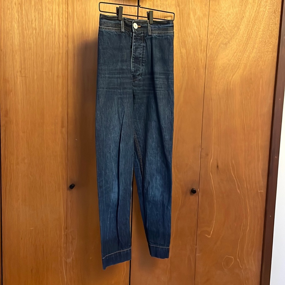 Jesse Kamm Dark Blue Ranger Pants | size 4
